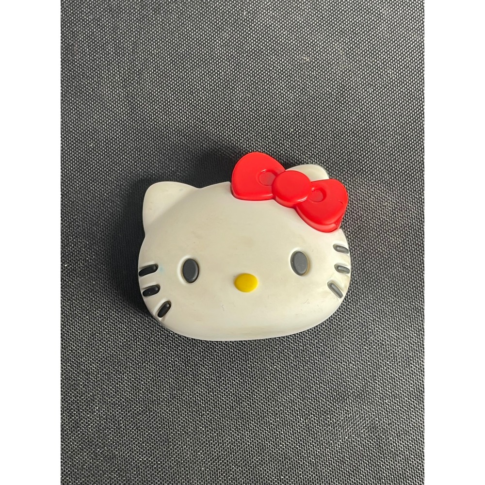 Sanrio Hello Kitty Jibbitz Shoe Charm White Red Bow Oversized 2024 Release